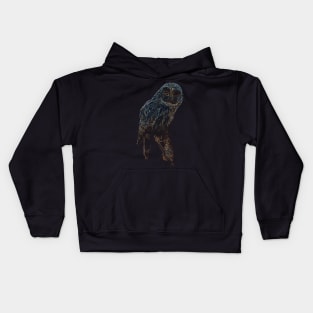 owl, owl colored Kids Hoodie